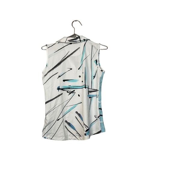 Dolcezza golf club sleeveless collared shirt size small - Picture 4 of 8